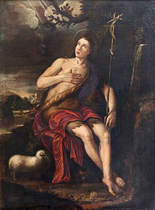 Domingo II de Adviento ("San Juan Bautista", Simón Vicente, 1686. Colección particular)