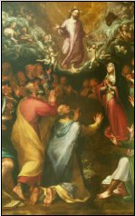 Ascensión. ("Ascensión de Cristo", Alonso de Herrera, Segovia, S. Andrés, año 1617)
