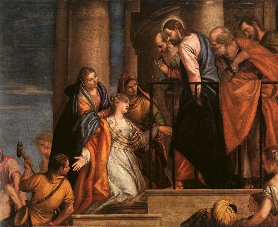 Domingo VIII de Cotidiano. ("Jesús y la hemorroísa" El Veron�s. Kunsthistorisches Museum, Viena, 1565)