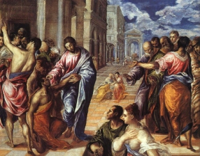 Domingo X de Cotidiano. ("Cristo curando a un ciego" El Greco, 1570-1575. Colección Wrightsman, Nueva York)