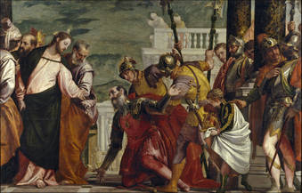Domingo XV de Cotidiano. ("Jesús y el centurión.quot; Pablo Veron�s, c.1571. Museo del Prado, Madrid)