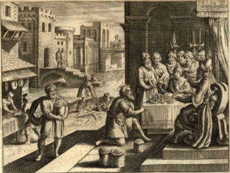 Domingo XXVIII de Cotidiano. ("La parábola de los talentos" G�rard Jollain, c.1670. Sacra Biblia)