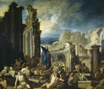 Domingo XXXII de Cotidiano. ("La visión de Ezequiel" Francisco Collantes, 1630. Museo del Prado, Madrid)