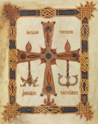 Misa de la Invención de la Sta. Cruz (Antifonario de León, fol. 5v)