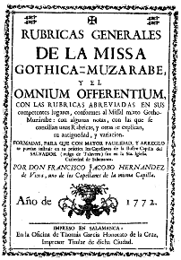 Rúbricas Generales de la Missa G�thica-Muzárabe. Descarga