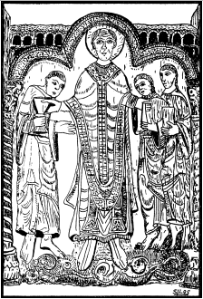 San Millán vestido con sagrados ornamentos (s. XI)