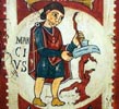 Marzo. Calendario mural del Pante�n Real de la Colegiata de San Isidoro (León). Primer tercio del siglo XII.